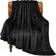 Fleece Blanket 50" x 70" Blankets Black (177.8x127cm)
