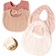 Shein 4pcs Candy Colored Baby Bibs Suitable For Daily Use