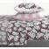 Jay Franco Hello Kitty Pink Stripes & Hearts Full Size Sheet Set 4 Piece Duvet Cover Pink, White (243.8x205.7cm)