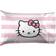 Jay Franco Hello Kitty Pink Stripes & Hearts Full Size Sheet Set 4 Piece Duvet Cover Pink, White (243.8x205.7cm)