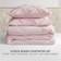 Juicy Couture Kiss Pleat Plush Micromink Comforter Set 3 Piece Bedspread Pink (228.6x228.6cm)