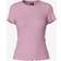 Pieces Lettuce Edge T-Shirt - Roseate Pink