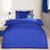Brentfords Plain Set Bright Single Duvet Cover Blue (198.1x134.6cm)