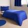 Brentfords Plain Set Bright Single Duvet Cover Blue (198.1x134.6cm)
