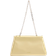 River Island Faux Leather Frame Top Clutch Bag - Yellow