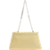 River Island Faux Leather Frame Top Clutch Bag - Yellow