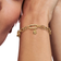 Pandora Faceted Star Mini Dangle Charm Enamel 14k gold plating Black
