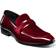 Stacy Adams Shoes Spratley Moc Toe Saddle Slip On Burgundy 10.5 M