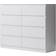 Fwstyle White 8 Chest of Drawer 110x99cm