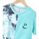 Shein Boys Expression Print Tie Dye Tee & Shorts