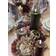 Deluxe Homeart Real Flame LED Bloklys Ø 5 x H 20 cm Stearin/Resin Mørk Grøn LED-lys 20cm