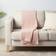 IKEA Humlemott Pläd 130 x 170 cm Blekrosa Filt Rosa (170x130cm)