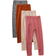 Shein pcs Girls Casual Solid Knitted Ribs Slim Fit Pants Set AllMatch Bottoms