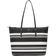 Lauren Ralph Lauren Keaton Tote Handväskor Dam - Malecon Stripe/Black