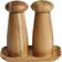 aida RAW Kværnsæt Med Bakke H13,4 cm Teak Saltkværn, Peberkværn 3stk 13.5cm