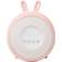Rabbit & Friends Wake Up Lampe 20 x 15 x 6 cm Pink Natlampe
