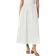 Neo Noir Yara Long Poplin Skirt Dam - White