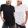 ASOS DESIGN ultimate t-shirt with crew neck in cotton blend pack SAVE in black and white MULTI