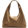 Stradivarius Faux Suede Shoulder Bag - Beige