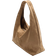 Stradivarius Faux Suede Shoulder Bag - Beige