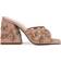 Betsey Johnson Roo Embroidered Evening Sandals - Blush