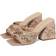 Betsey Johnson Roo Embroidered Evening Sandals - Blush