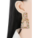 Shein Rhinestone Geometric Drop Earrings