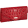 Brahmin Veronica Melbourne Embossed Leather Wallet - Carnation/Gold, Created