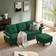 Jarenie 79.14 L Shaped with Storage Bags Sofa 79.1" 3 Seater