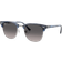 Ray-Ban Unisex Sunglass RB3016 Clubmaster - Striped Blue/On/Silver/Grey Gradient Polar