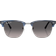 Ray-Ban Unisex Sunglass RB3016 Clubmaster - Striped Blue/On/Silver/Grey Gradient Polar