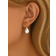 Shein Pair White Water Drop Faux Pearl Earrings Elegant Versatile Suitable For Daily Wear And Gift For Girlfriend Mother Sister
