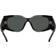 Tory Burch Kira Rectangle Sunglasses - Black/Dark Grey