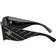 Tory Burch Kira Rectangle Sunglasses - Black/Dark Grey