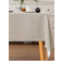 Shein pc Solid Color Cotton Linen Waterproof Oilproof Rectangular Cover Household Wedding Tablecloth Beige (61x61cm)