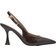 Shein Women's Metallic Buckle High Heel Shoes - Solid Color