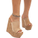 Shein Wedge Heel Platform Waterproof Vintage Braided Slippers Wedge Heel Waterproof Platform Herringbone Wood Grain Cross And Elastic Straps Womens Casual