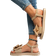 Shein Summer Brown Fashion Butterfly Floral Sandals - Brown