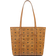 MCM Visetos Shopper Tote Bag - Cognac