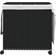 vidaXL Cesto Para Ropa Sucia Con Ruedas Ratán Negro 60x35x60.5 cm