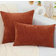 Shein Chenille Decorative Throw Pillow Essentials Pillow Case Orange (50.8x30.5cm)