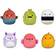 Squishmallows Micromallows 6 Pakke S2 Charles Onel Mo Cookie Reed And Layla
