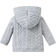 Shein Newborn Baby Boy Cable Textured Hooded Coat