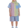 Shein Toddler Boys Striped Print Colorblock Shirt & Shorts