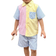 Shein Toddler Boys Striped Print Colorblock Shirt & Shorts