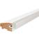 Dafa træliste hvid Q-lon 2,1 mtr 2100x21mm