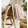Ib Laursen Decke Quilt Tagesdecke 180x130 cm Bunt Paisleymuster Filz Orange, Mehrfarbig (180x130cm)