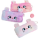 Shein 1pc Cartoon Cat Embroidered Random Pencil Case