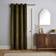 Dunelm Lenon Thermal Eyelet Door Curtain Olive 117x213cm