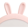 Rabbit & Friends Wake Up Lampe 20 x 15 x 6 cm Pink Natlampe